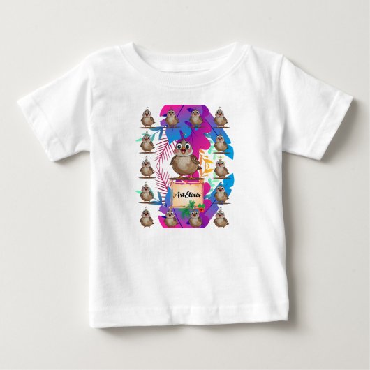 Kwartel kleurrijke print (Voorkant)