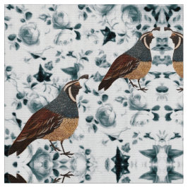Kwartel op Chitnz Floral Fabric Stof