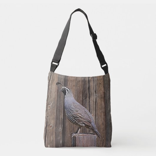 KWARTEL OP SCHUURBORD CROSSBODY TAS (Voorkant)