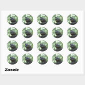 kwartel ronde sticker (Vel)
