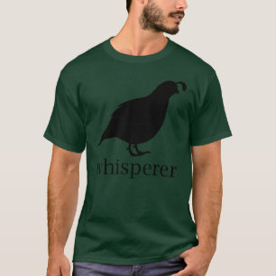 Kwartel Whisperer Love Kwartel Vogels Birdology Gi T-shirt