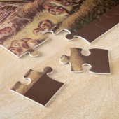 Kwartelfamilie Grote puzzel (500 stuks) Legpuzzel (Zijkant)