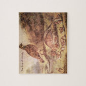 Kwartelfamilie puzzel (100 stuks) (Verticaal)