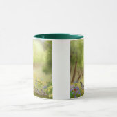 Kwartels in een Mok met beemdgervinger (Midden)