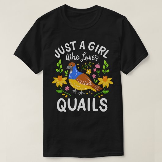 Kwartels Kwartelliefhebber 1 T-shirt (Design voorkant)