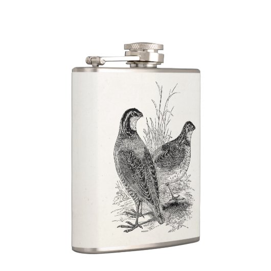  kwartelvogels - Persoonlijke roofvogels Heupfles (Rechts)