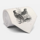  kwartelvogels - Persoonlijke roofvogels Stropdas (Opgerold)