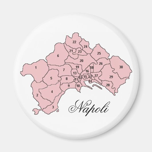 Kwarten van Napels, Napoli Magnet (Voorkant)