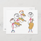 Kwartet 2 briefkaart (Voorkant / Achterkant)