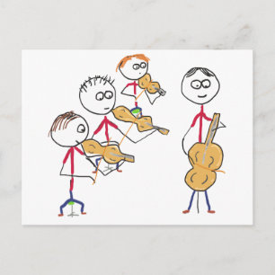 Kwartet 2 briefkaart