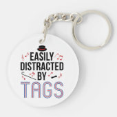 Kwartet Barbershop Gemakkelijk verstoord door Labe Sleutelhanger (Achterkant)