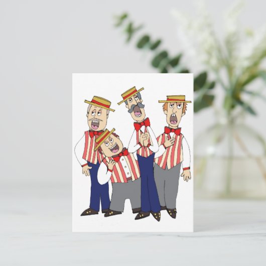 Kwartet Briefkaart (Staand voorkant)