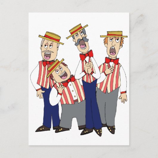 Kwartet Briefkaart (Voorkant)