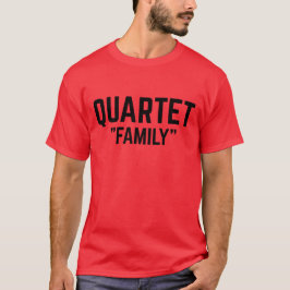 KWARTET-FAMILIE T-SHIRT
