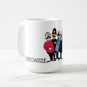 Kwartet Harmony Koffiemok (Voorkant links)