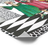 Kwartet van het Uitvoerende Gals in al hun Glory Poster (Hoek)