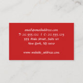 Kwartnaaimachines Visitekaartjes (Achterkant)