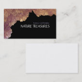 Kwarts Amethyst Crystals Visitekaartje (Voorkant / Achterkant)