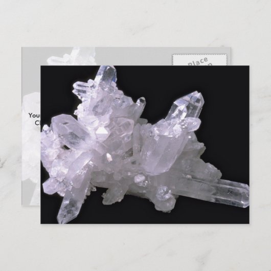 kwarts briefkaart (Voorkant / Achterkant)