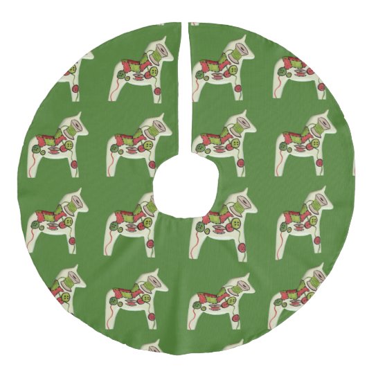 Kwarts kerstboomrok imitatie linnen kerstboom kleed (Voorkant)