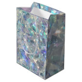 Kwarts kristal Sparkly Patroon Medium Cadeauzakje (Achterkant Gekanteld)