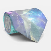 Kwarts kristal Sparkly Patroon Stropdas (Opgerold)