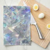 Kwarts kristal Sparkly Patroon Theedoek (Quarter Fold)