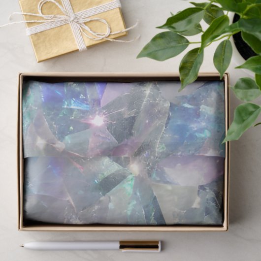 Kwarts kristal Sparkly Patroon Tissuepapier (Geschenk)