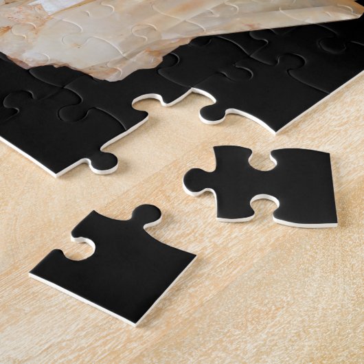 Kwarts kristallen gemstone rocstone geology afbeel legpuzzel (Zijkant)