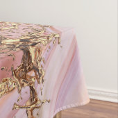 Kwarts & pastel pink tafelkleed (Voorbeeld)