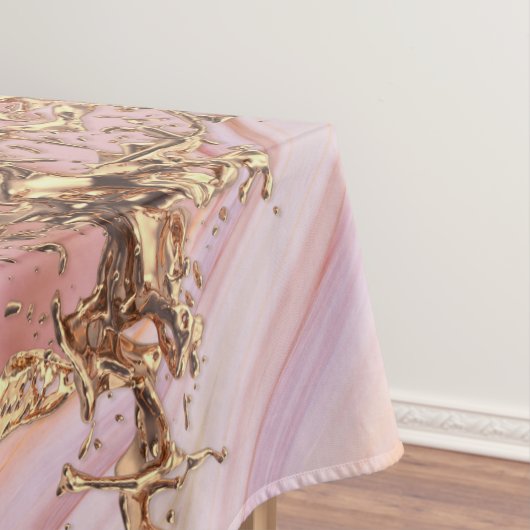 Kwarts & pastel pink tafelkleed (Voorbeeld)