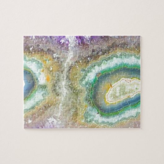 Kwarts Snoep Crystals Legpuzzel (Horizontaal)