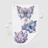 kwartscluster van pastel golfhanddoek (Insitu)