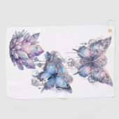 kwartscluster van pastel golfhanddoek (Horizontaal)