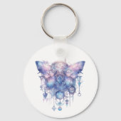 kwartscluster van pastel sleutelhanger (Achterkant)