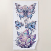 kwartscluster van pastel strandlaken (Voorkant)