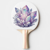 kwartscluster van pastel tafeltennisbatje (Voorkant)