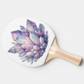 kwartscluster van pastel tafeltennisbatje (Zijkant)