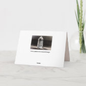 kwartskristal wenskaart kaart (Achterkant)