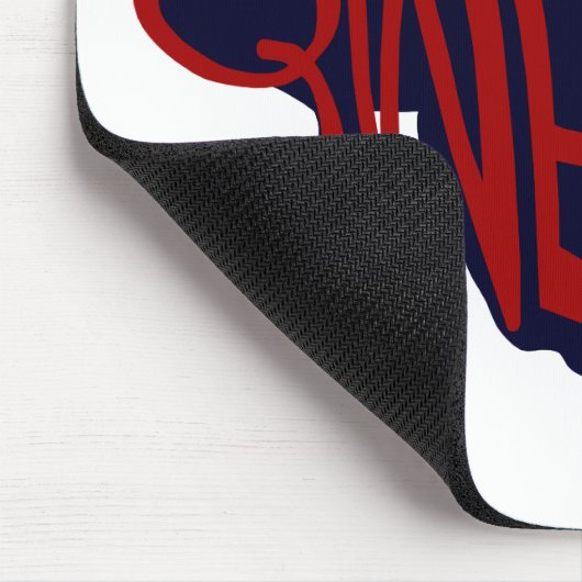 kwartvisstencil muismat (Hoek)