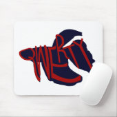 kwartvisstencil muismat (Met muis)