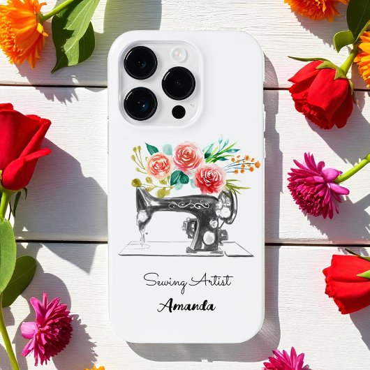 Kwartwerktuig voor naaimachines iPhone hoesje