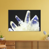 Kwartzkristallen (SiO2), Peru, Zuid-Amerika Canvas Afdruk (Insitu (Woonkamer))