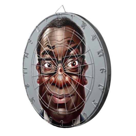 Kwasi Kwarteng Dartboard Dartbord (Voorkant Rechts)