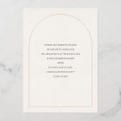 Kwastboog Folie Afstudeersaffiche Uitnodiging (Achterkant)