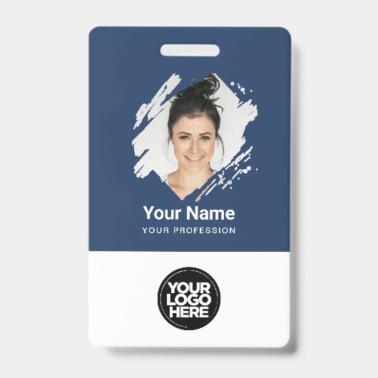 Kwaststreek Personeelsfoto, Streepjescode, Logo, N Badge (Voorzijde)