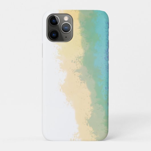 Kwaststreek regenboog waterverf Case-Mate iPhone case (Achterkant)