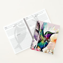 Kwaststreek Vogel Kunst Notitieboek