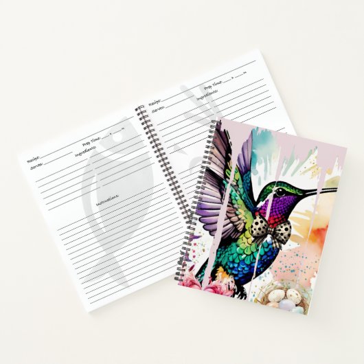 Kwaststreek Vogel Kunst Notitieboek (Binnen)