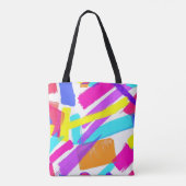 Kwaststreekuitbarsting Tote Bag (Achterkant)